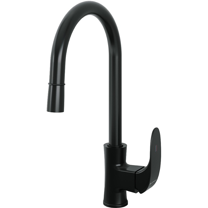 Смеситель для кухни Laparet Lisera Pro N2042429LPT Черный латунь