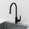 Смеситель для кухни Laparet Lisera Pro N2042429LPT Черный латунь