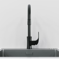 Смеситель для кухни Laparet Lisera Pro N2042429LPT Черный латунь