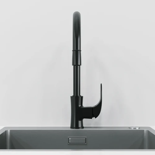 Смеситель для кухни Laparet Lisera Pro N2042429LPT Черный латунь