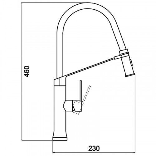 Смеситель для кухни Savol S-SUS6013-04 цвет Сатин Серый