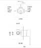 Смеситель для душа Fiore Kube 100NN7515