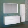 Тумба под раковину Jorno Modul 120 Mоl.01.122/P/W подвесная Белый глянец МДФ / ЛДСП
