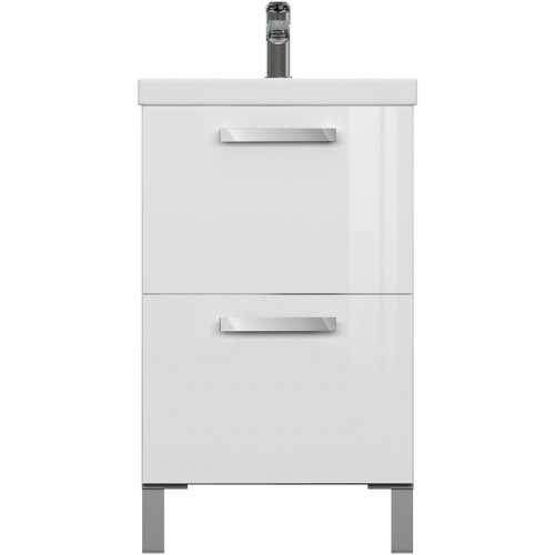 Тумба под раковину Cersanit Melar 50 64127 подвесная Белая МДФ / ЛДСП