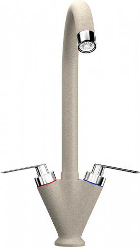 Смеситель для кухни Ulgran Classic U-011-328 Бежевый латунь