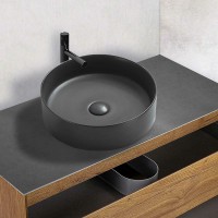 Раковина-чаша Vincea 39 VBS-216MA Антрацит матовый фарфор накладная