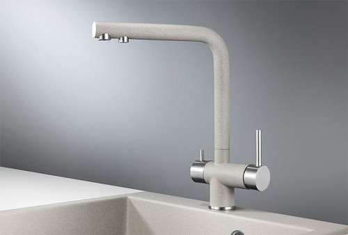 Смеситель для кухни Granula 2305 цвет Базальт