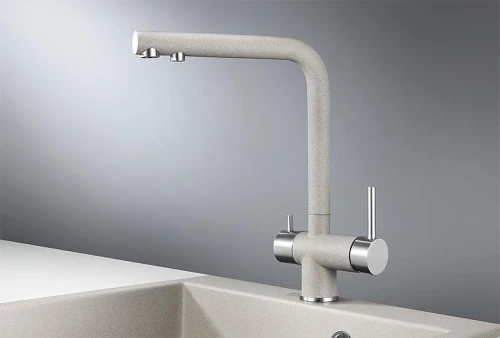Смеситель для кухни Granula 2305 цвет Базальт