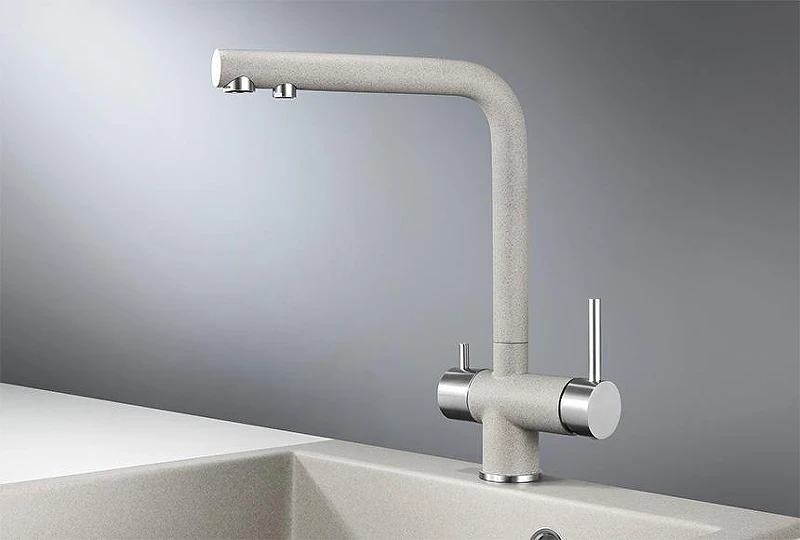 Смеситель для кухни Granula 2305 цвет Базальт