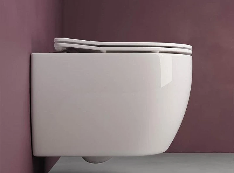 Комплект унитаза с инсталляцией Ceramicanova Play CN3001_121002MB цвет Белый с сиденьем Микролифт и клавишей смыва цвет Черный матовый