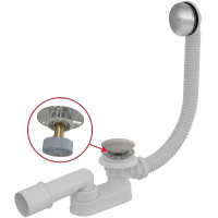 Слив-перелив Alcaplast A507CKM-120 Click-Clack Хром