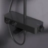 Душевая система AM.PM Inspire V2.0 F0750A522 с термостатом Черная матовая латунь на стену