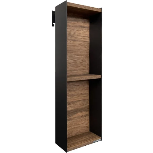 Подвесной шкаф Comforty Дартфорд 20 00-00013693 Дуб темно-коричневый МДФ / ЛДСП