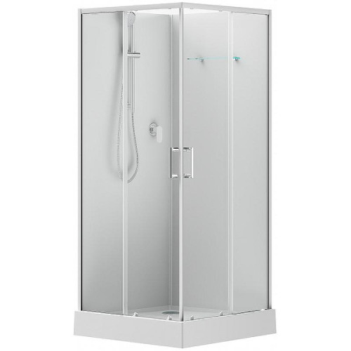 Душевая дверь для кабины Aquanet Passion EVO 267915 профиль Белый стекло прозрачное