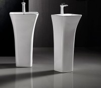 Раковина Ceruttispa Luca 45 CT7283 Белый фаянс напольный