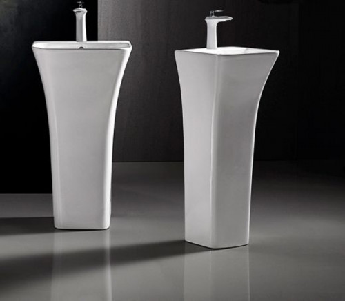 Раковина Ceruttispa Luca 45 CT7283 Белый фаянс напольный