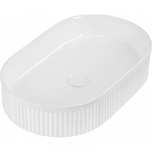 Раковина-чаша Abber Bequem 58 AC2116 Белая фаянс накладная