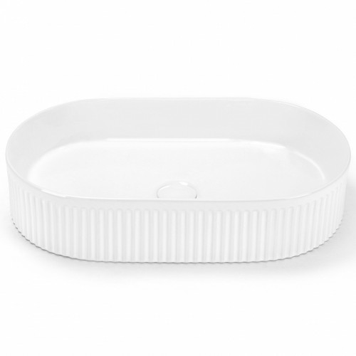 Раковина-чаша Abber Bequem 58 AC2116 Белая фаянс накладная