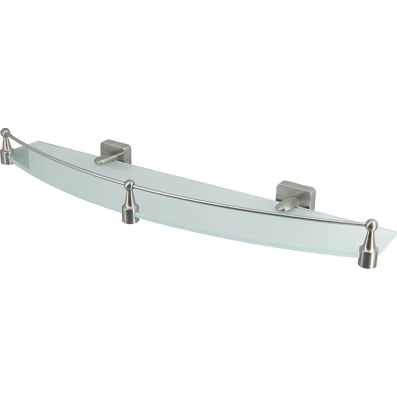 Стеклянная полка WasserKRAFT Rhin K-8744 Хром