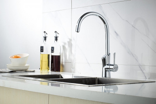 Смеситель для кухни Lemark Comfort LM3072C Хром латунь