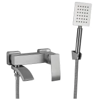 Смеситель для ванны Fmark FS8624-1 цвет Сатин