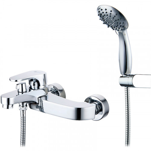 Смеситель для ванны Lemark Shift LM4334C Хром латунь на стену