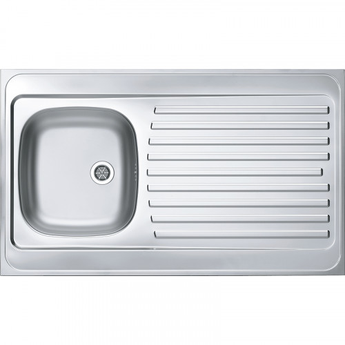 Кухонная мойка Alveus Classic 70 NAT 1000x600 1108745 Натуральная сталь нержавеющая сталь накладная