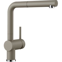Смеситель для кухни Blanco Linus-S Silgranit 517621 Серый беж латунь
