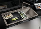 Смеситель для кухни Blanco Linus-S Silgranit 517621 Серый беж латунь