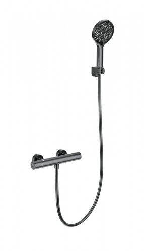 Смеситель для душа Wonzon & Woghand Inn WW-B3013-A-BGG с термостатом цвет Темный графит