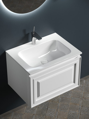 Тумба под раковину Sancos Very 60 VR60W подвесная Bianco МДФ / ЛДСП