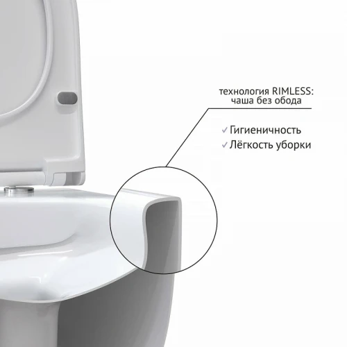 Комплект унитаза Berges Mascon Rimless с инсталляцией Atom Line 043350 с сиденьем Микролифт и клавишей смыва Хром глянцевый фарфор подвесной