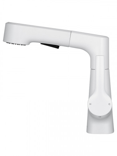 Смеситель для раковины Wonzon &amp; Woghand WW-121B108-MW цвет Белый матовый