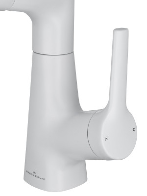 Смеситель для раковины Wonzon &amp; Woghand WW-121B108-MW цвет Белый матовый