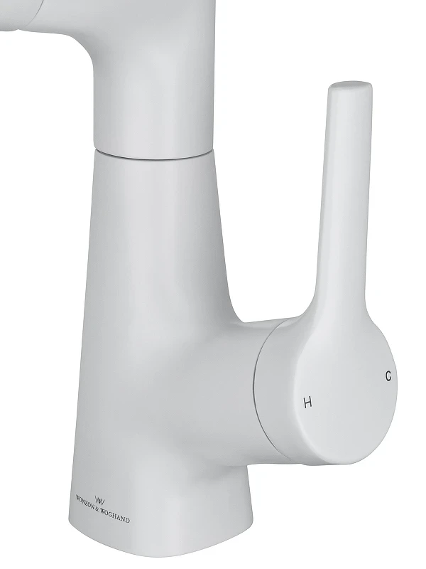 Смеситель для раковины Wonzon & Woghand WW-121B108-MW цвет Белый матовый