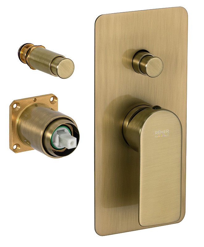 Смеситель для душа Remer Infinity I09KBVO цвет Латунь состаренная