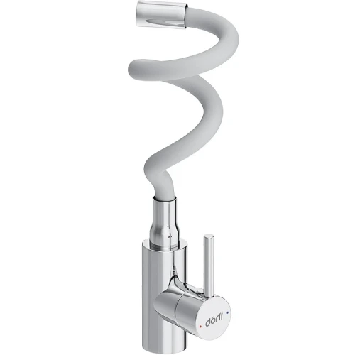 Смеситель для кухни Dorff Logic D3007633 Хром Белый нержавеющая сталь