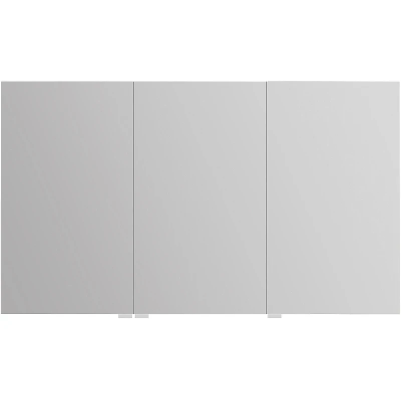 Зеркальный шкаф BelBagno 120 SPC-3A-DL-BL-1200 с подсветкой Сатин стекло