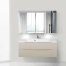 Зеркальный шкаф BelBagno 120 SPC-3A-DL-BL-1200 с подсветкой Сатин стекло