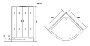 Душевая кабина Niagara Premium 100x100 NG-6002-01 без гидромассажа