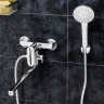 Смеситель для ванны WasserKRAFT Vils 5602L универсальный Хром латунь на стену