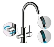Смеситель для кухни Remer X Style N792DWBG цвет Золото брашированное