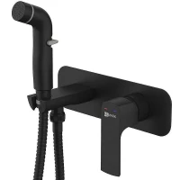 Гигиенический душ со смесителем Lemark Ursus LM7220BL Черный
