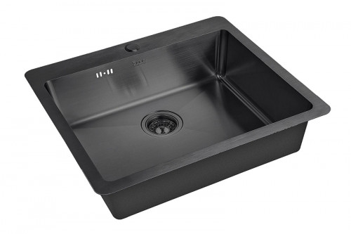 Кухонная мойка ZorG HD Grafit 75 HD 7551 GRAFIT цвет Графит