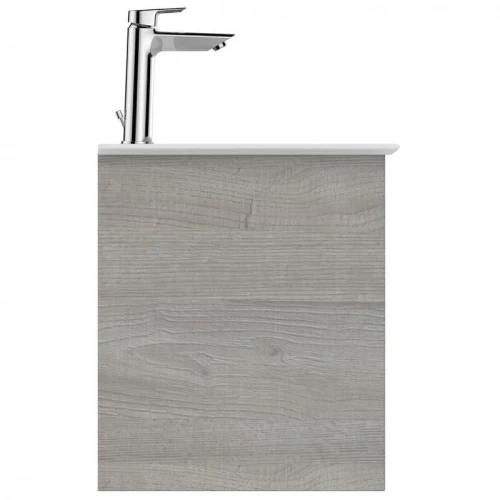 Тумба под раковину Ideal Standard Connect Air 80 E0819PS подвесная цвет Wood Light Grey + Matt White (Светло-серое дерево + Белый матовый)