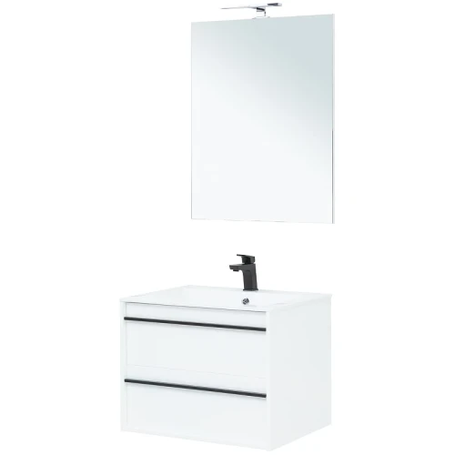 Комплект мебели для ванной Aquanet Lino 70 271953 подвесной Белый матовый МДФ / ЛДСП