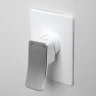 Смеситель для душа WasserKRAFT Aller 10651W Белый Хром латунь встраиваемый