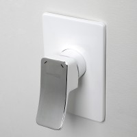 Смеситель для душа WasserKRAFT Aller 10651W Белый Хром латунь встраиваемый