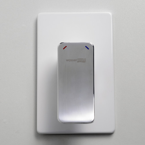 Смеситель для душа WasserKRAFT Aller 10651W Белый Хром латунь встраиваемый