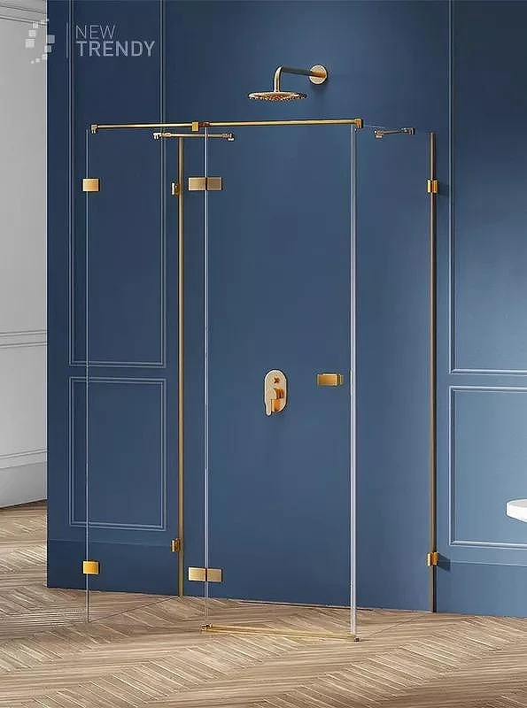 Душевое ограждение New Trendy AVEXA Gold x EXK-3094